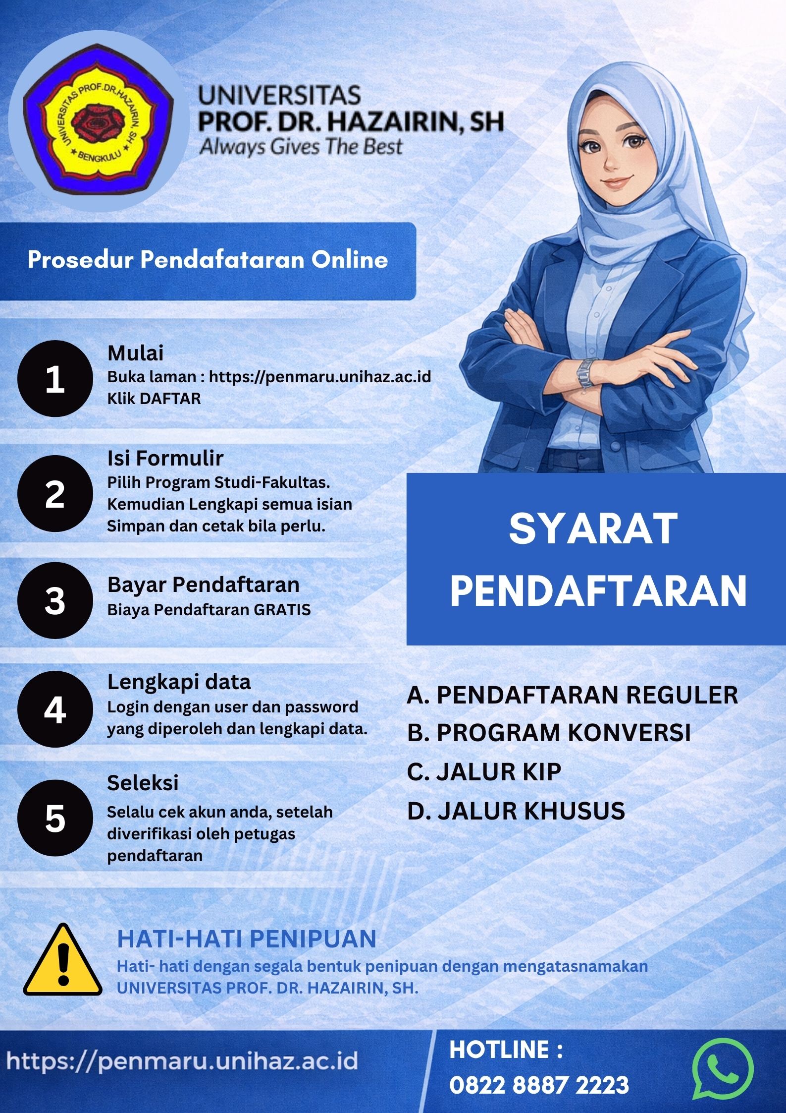 Poster Persyaratan Pendaftaran